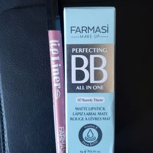 Farmasi bundle Bb Matte Barely there + Liner in 201